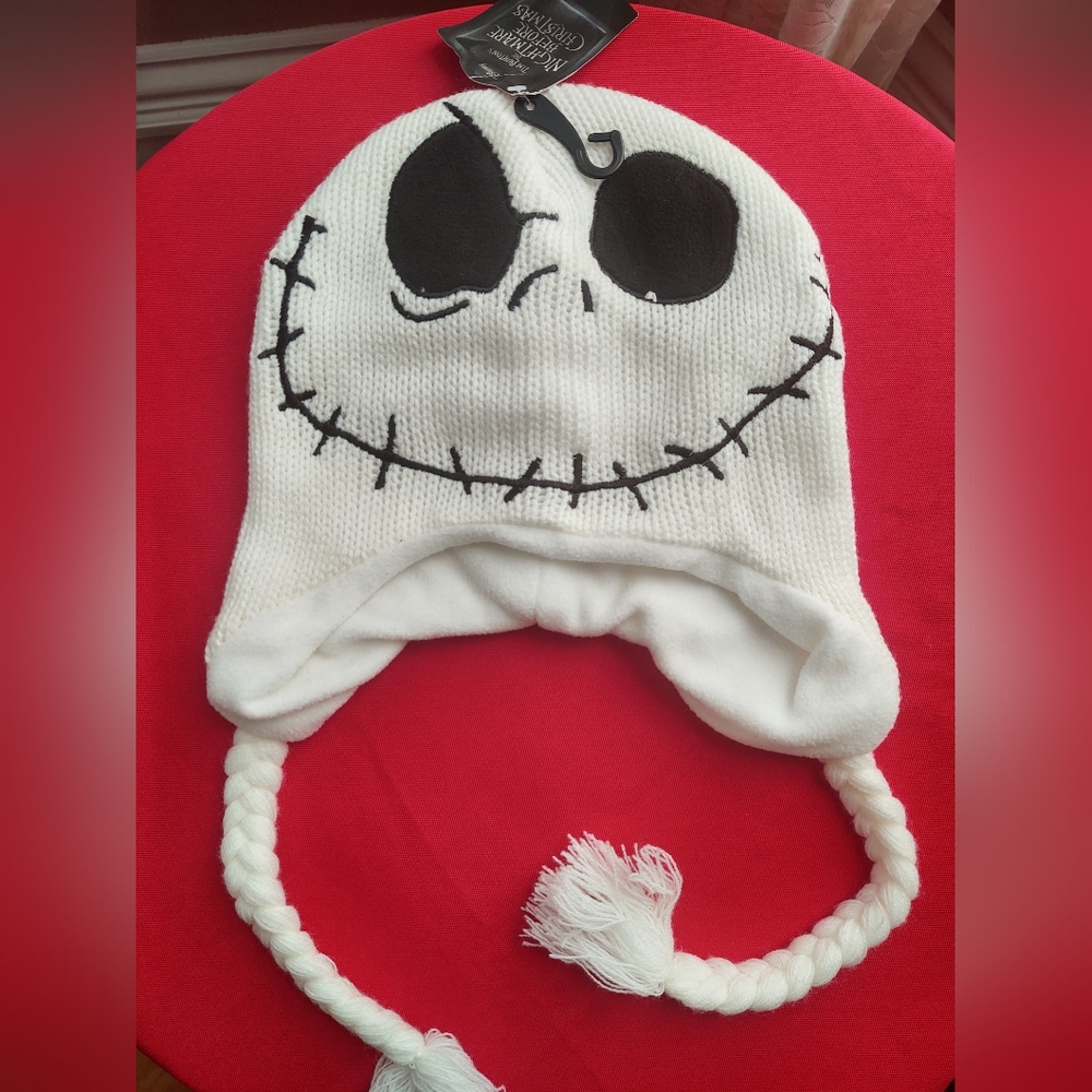 NWT The Nightmare Before Christmas Jack Tassel Beanie